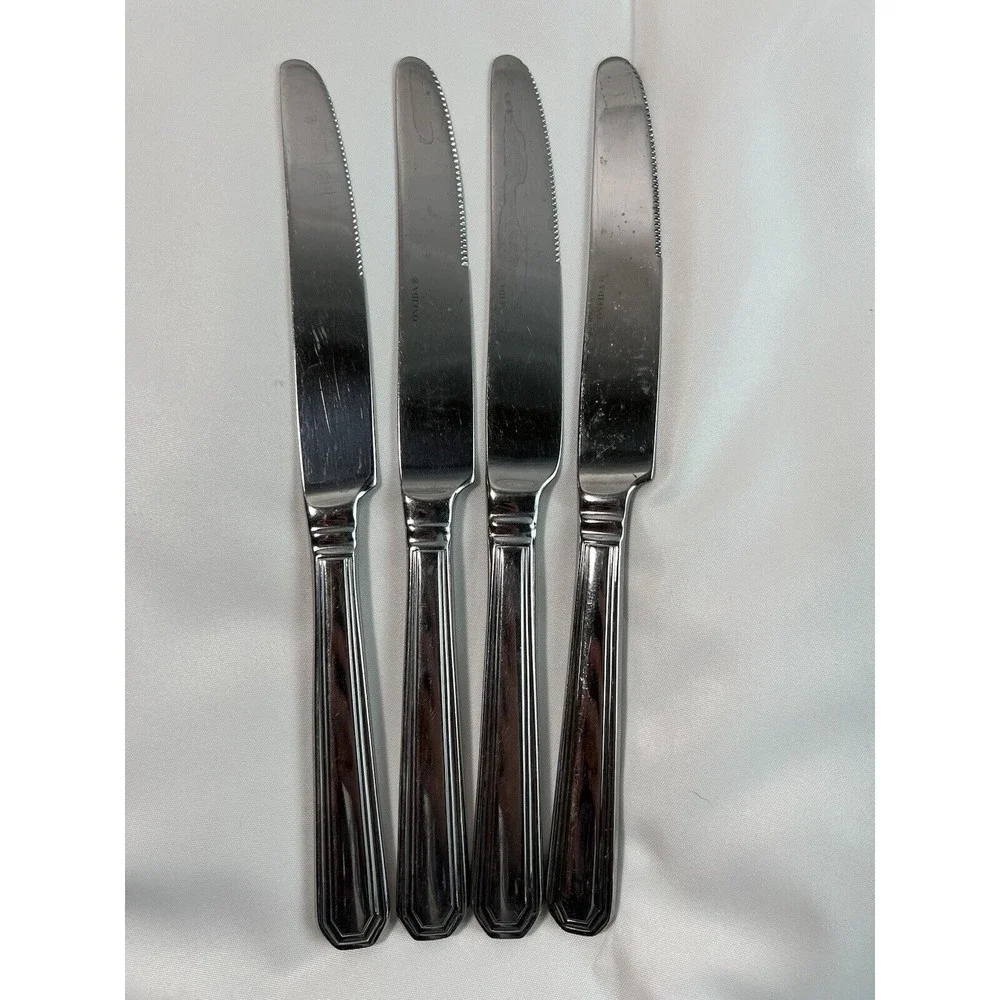Oneida Stainless‎ 9” Dinner Knives Set Of 4